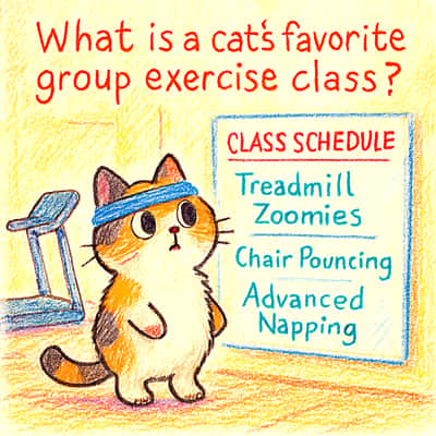 What is a cat's favorite group exercise class?