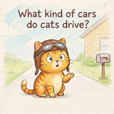 What kind of cars do cats drive?