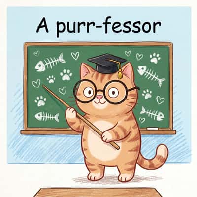 A purr-fessor