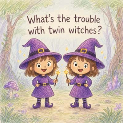 What's the trouble with twin witches?