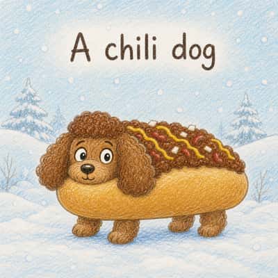 A chili dog