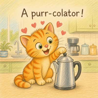 A purr-colator!