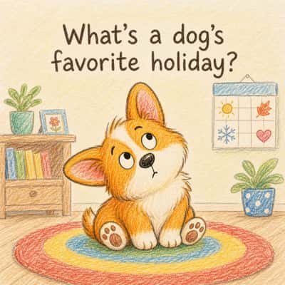 What's a dog's favorite holiday?