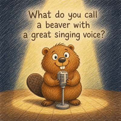 What do you call a beaver with a great singing voice?