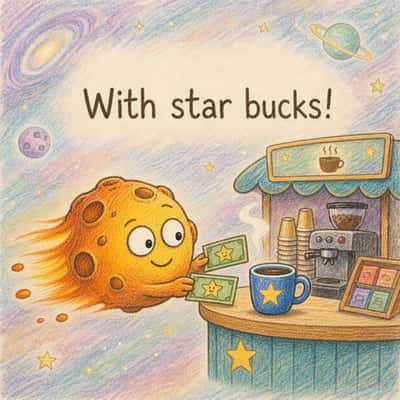 With star bucks!