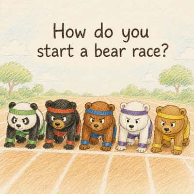 How do you start a bear race?