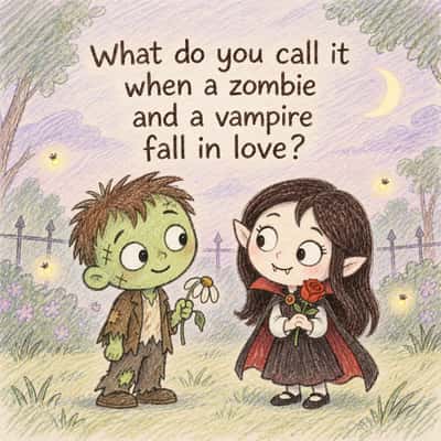 What do you call it when a zombie and a vampire fall in love?