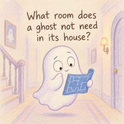 What room does a ghost not need in its house?