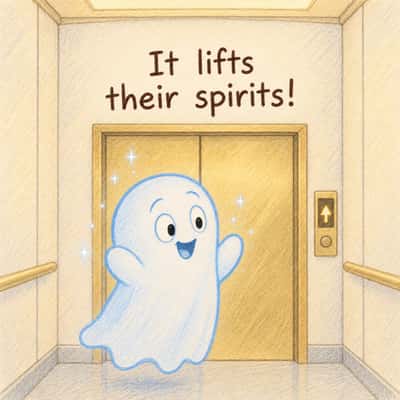 It lifts their spirits!