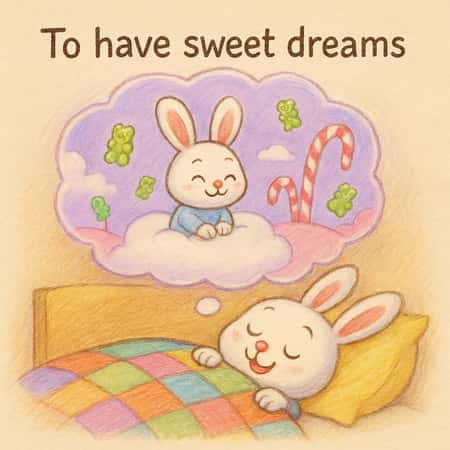 To have sweet dreams