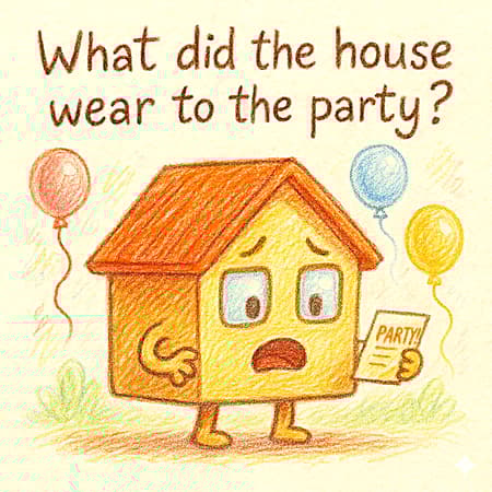 What did the house wear to the party?