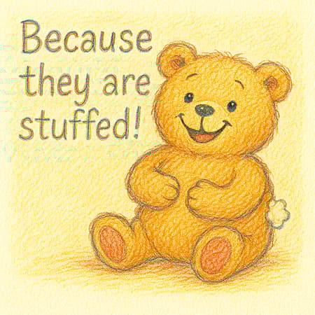 Because they are stuffed!