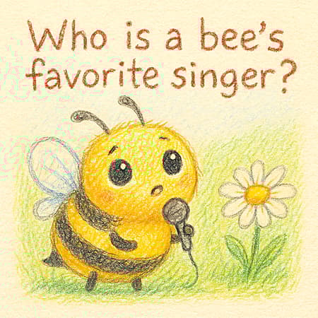 Who is a bee's favorite singer?