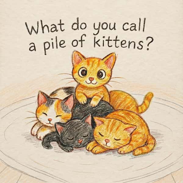 What do you call a pile of kittens?