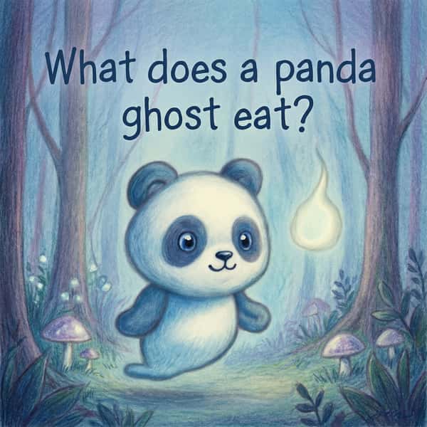 What does a panda ghost eat?