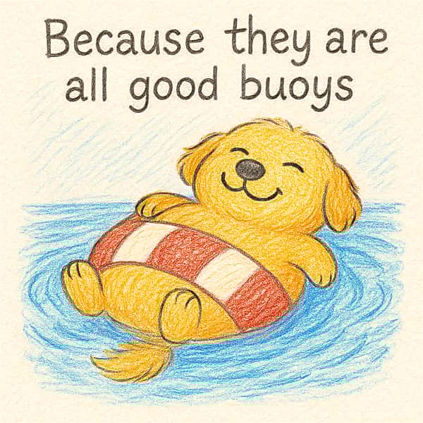 Because they are all good buoys