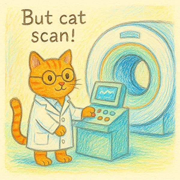 But cat scan!