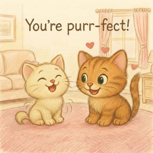 You’re purr-fect!