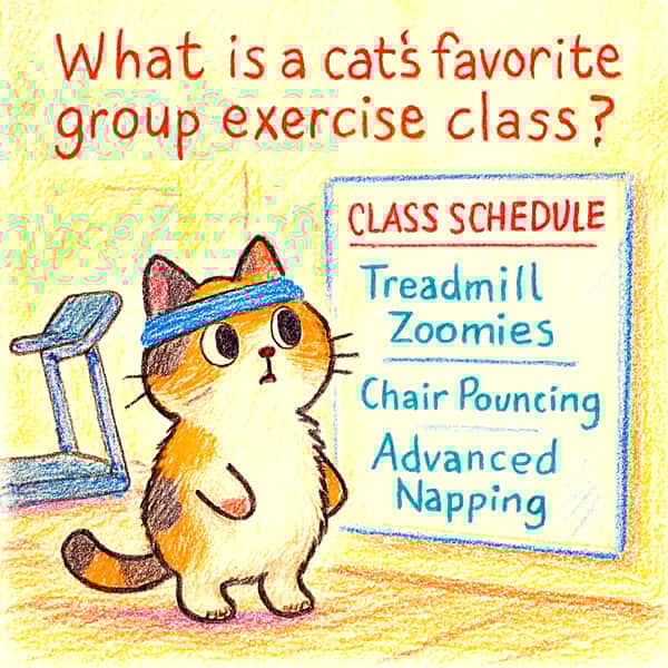What is a cat's favorite group exercise class?