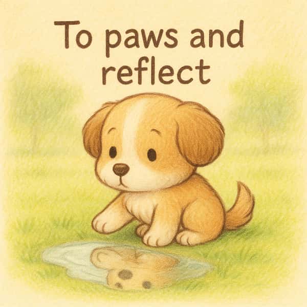 To paws and reflect