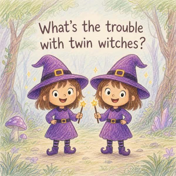 What's the trouble with twin witches?