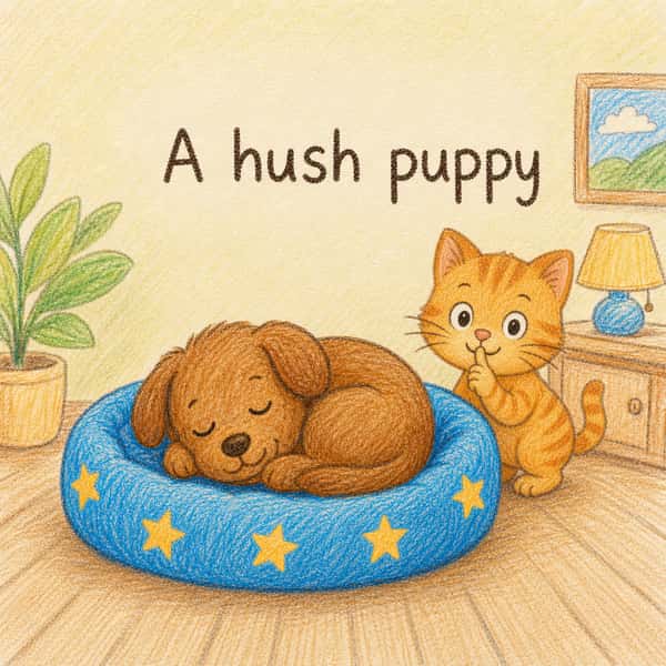 A hush puppy