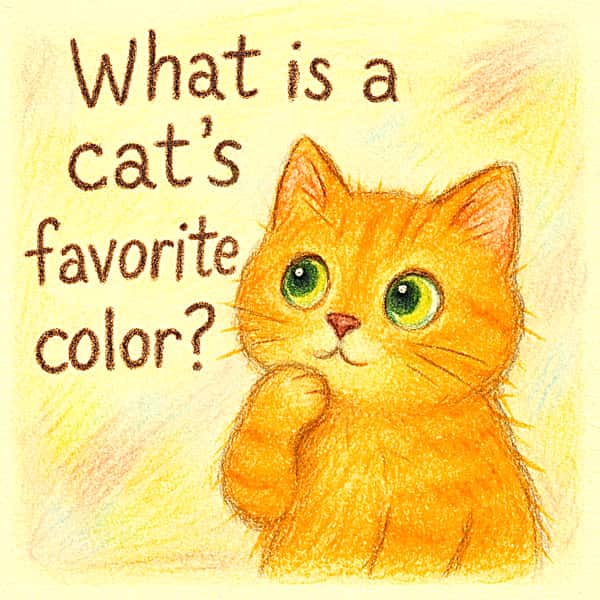 What is a cat's favorite color?