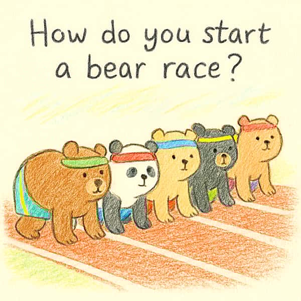 How do you start a bear race?
