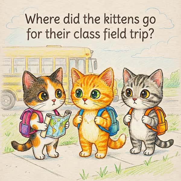 Where did the kittens go for their class field trip?