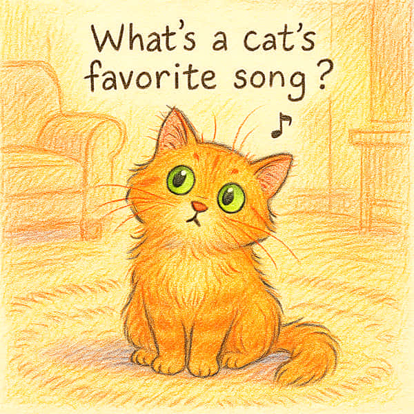 What's a cat's favorite song?