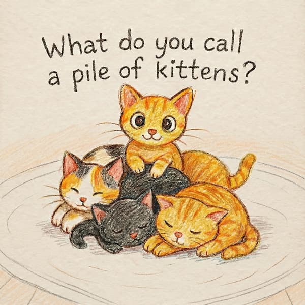 What do you call a pile of kittens?