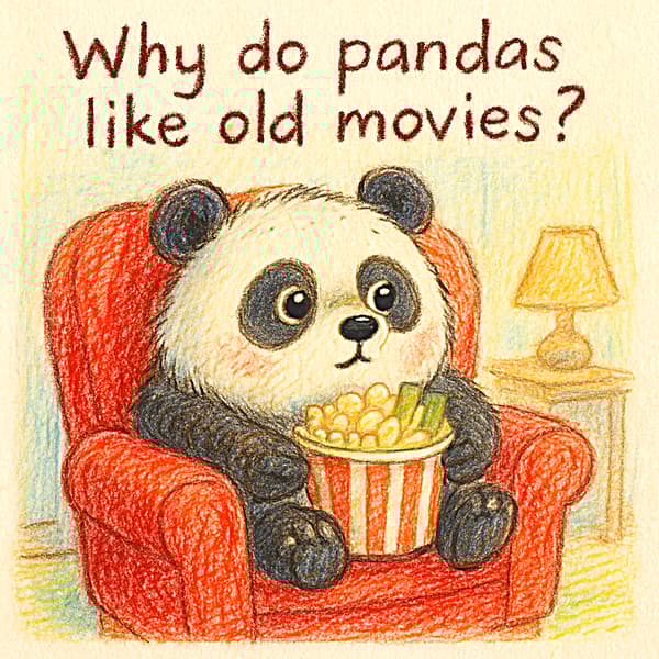 Why do pandas like old movies?