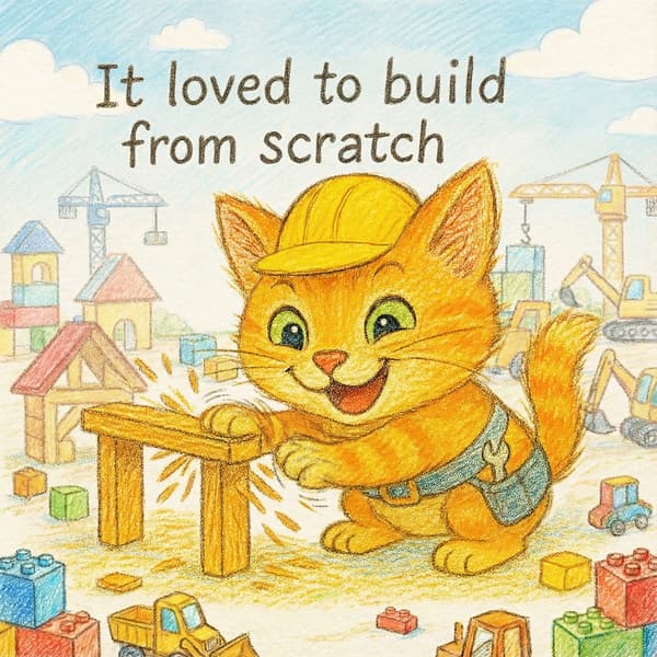 It loved to build from scratch
