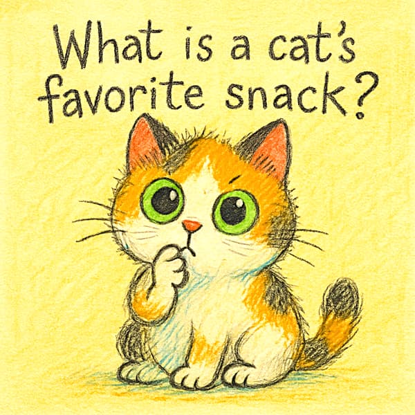 What is a cat's favorite snack?
