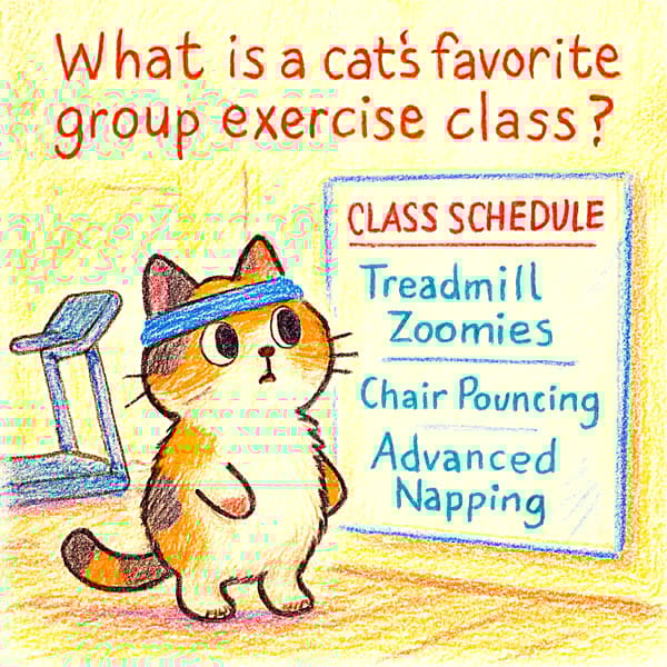What is a cat's favorite group exercise class?