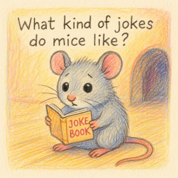 What kind of jokes do mice like?