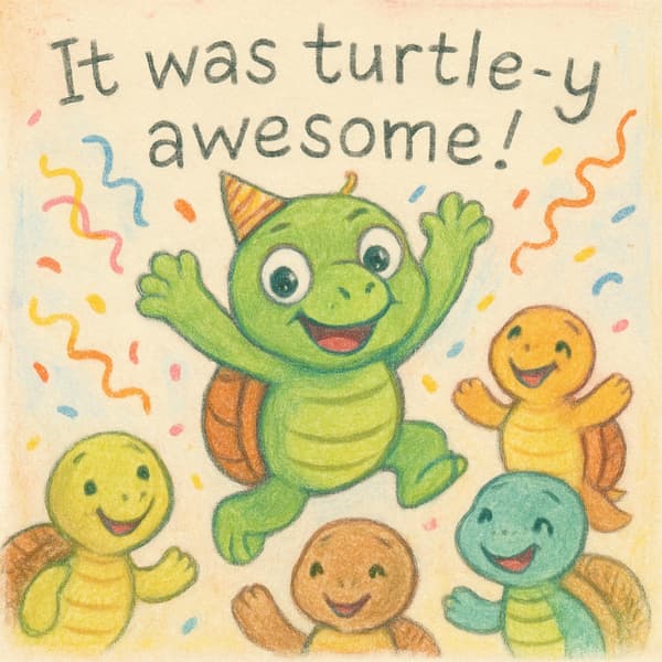 It was turtle-y awesome!