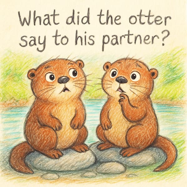 What did the otter say to his partner?