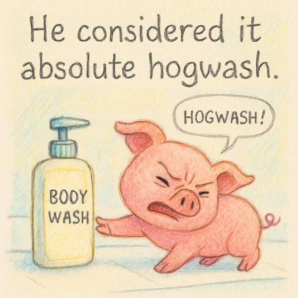 He considered it absolute hogwash