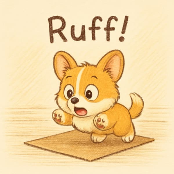 "Ruff!"