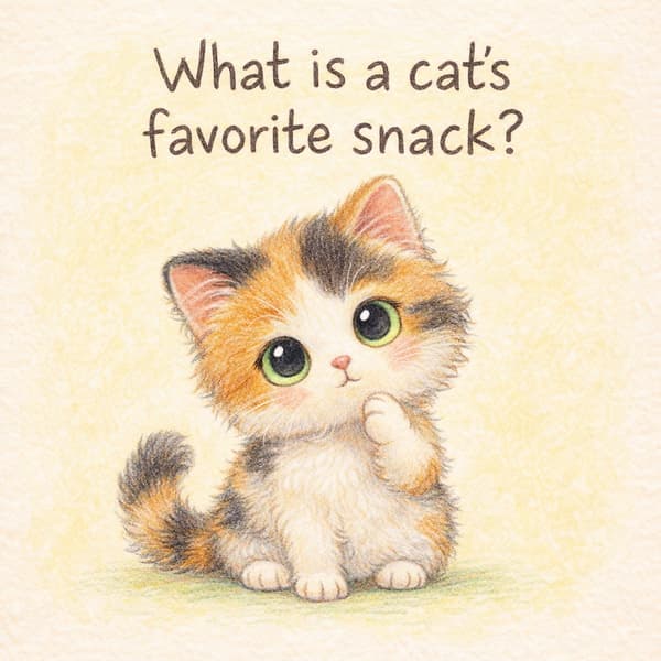 What is a cat's favorite snack?
