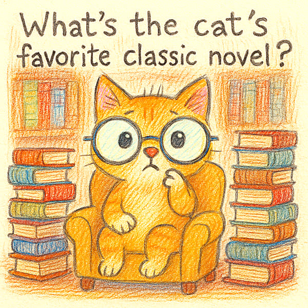 What's the cat's favorite classic novel?