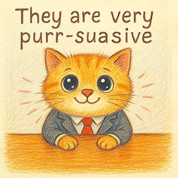 They are very purr-suasive