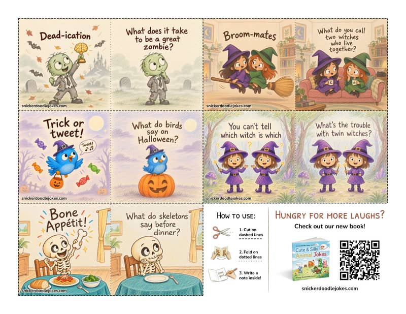 Halloween joke notes pack 1