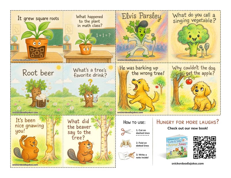 Plants joke notes pack 1