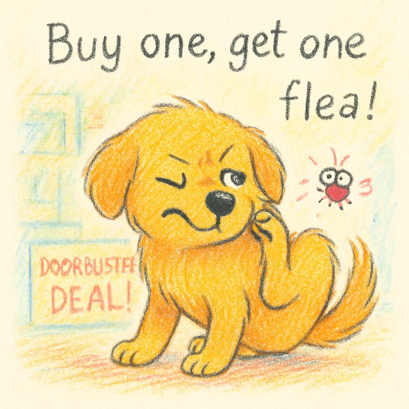 Buy one, get one flea!